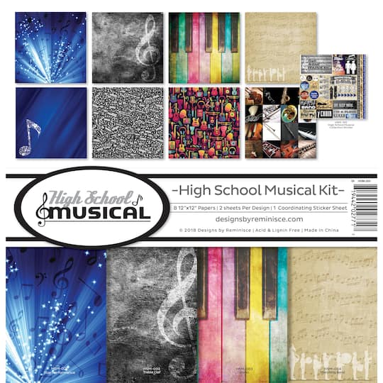 Reminisce Collection Kit 12&#x22;X12&#x22;-High School Musical